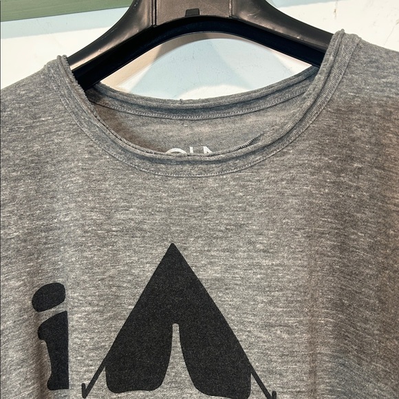 Chaser Gray 'I Love Glamping' vintage was tent Tee women’s medium new w tags - Picture 6 of 7